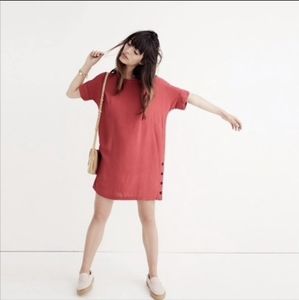 Madewell XS pink shift dress